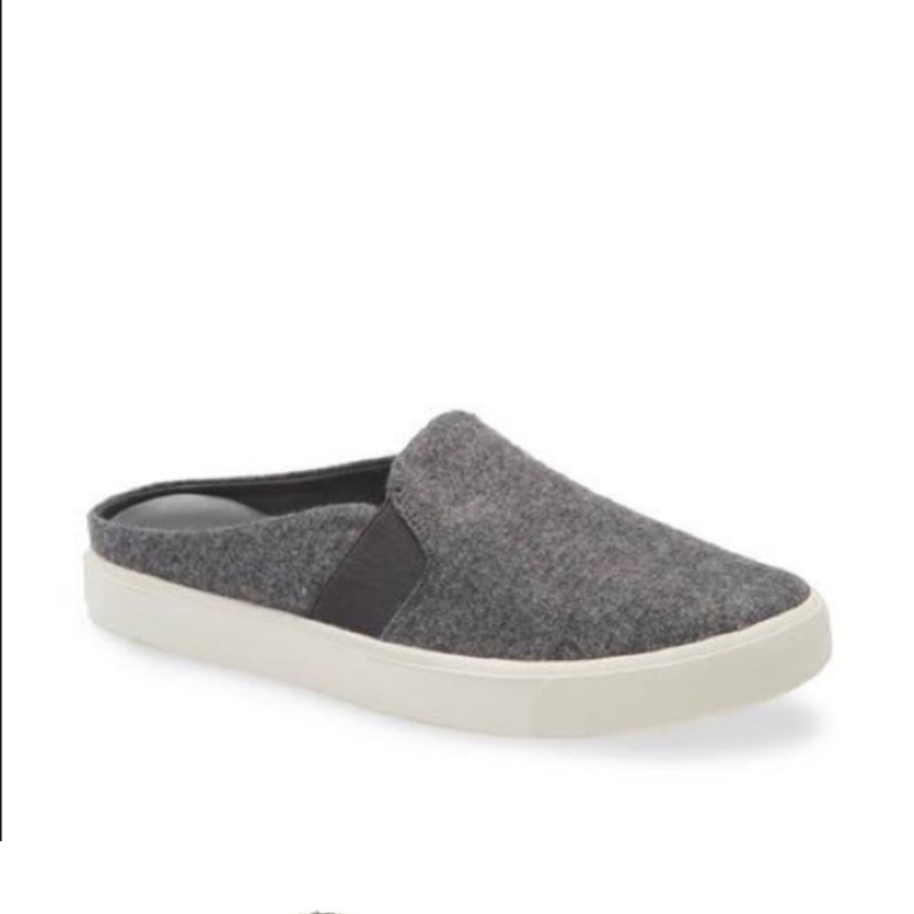 NWOT Vince. Blair Grey Mohair Slide Sneaker - Sz 7.5
